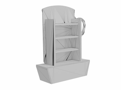 Point of Sale Cardboard Display Stand 3D 모델