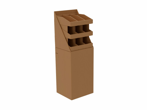 Point of Sale Cardboard Display Stand 3D Модель