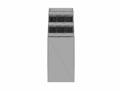 Point of Sale Cardboard Display Stand 3D Модель