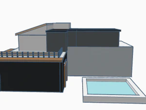 casa moderna Modelo 3D