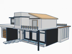 modern house 3D Model