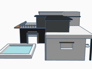 modern house 3D Model