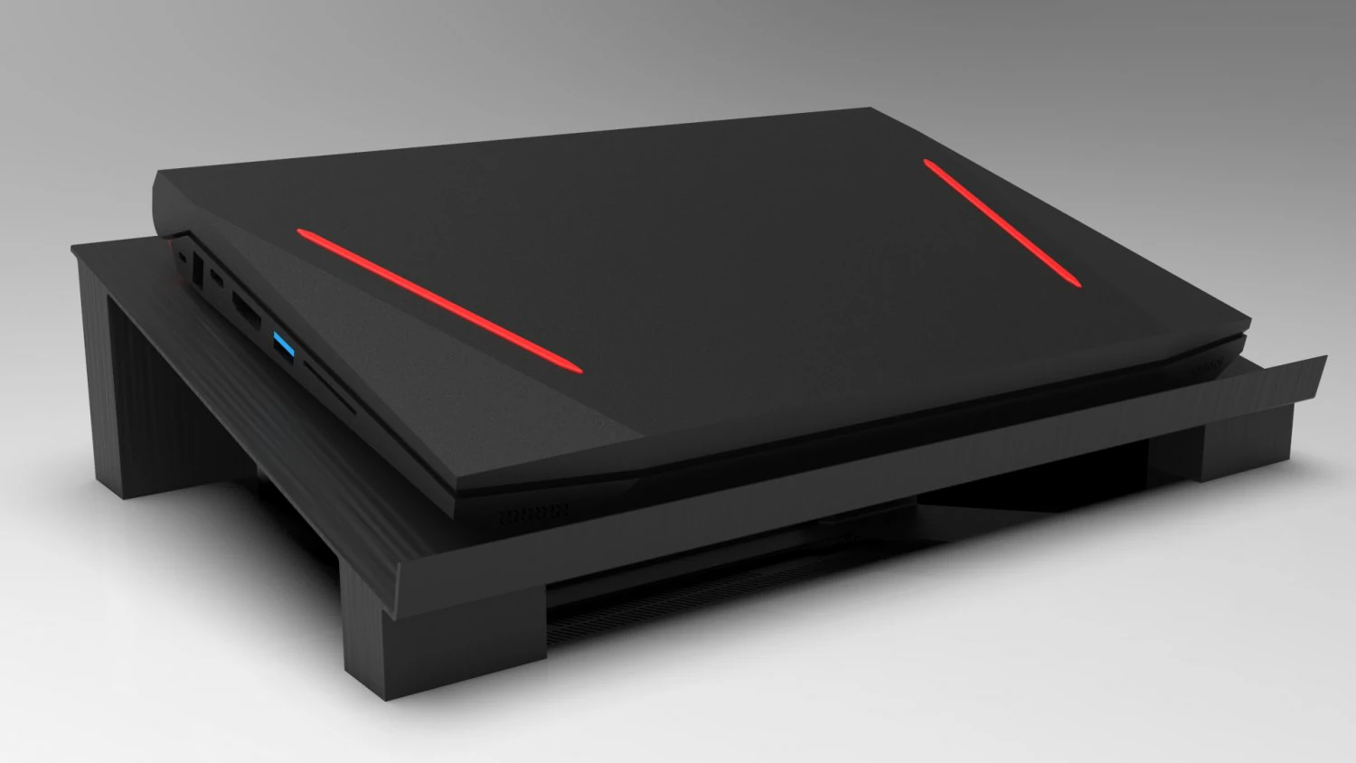 laptop stand 3D Print Model .c4d .max .obj .3ds .fbx .stl .blend 