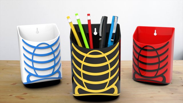 pencil stand Model Cetak 3D .c4d .max .obj .3ds .fbx .stl .blend