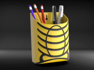 pencil stand Model Cetak 3D