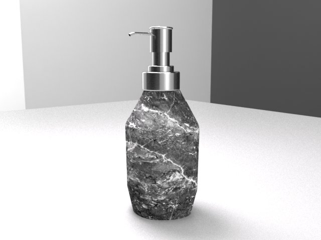 soap dispenser 3D Модель .c4d .max .obj .3ds .fbx .stl .blend 