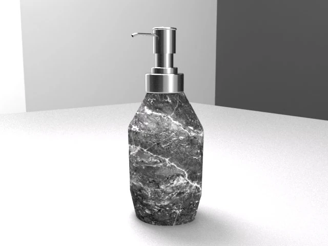 soap dispenser 3D Model .c4d .max .obj .3ds .fbx .stl .blend 