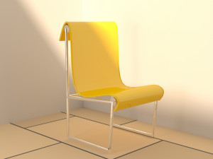 modern chair 3D 모델