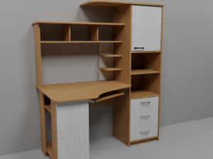 computer table by vkw Model 3D