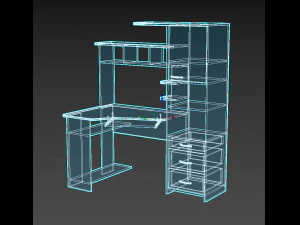 computer table by vkw 3D Model