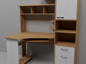 computer table by vkw Modelo 3D