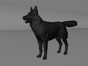German Shepherd Dog Modèle 3D