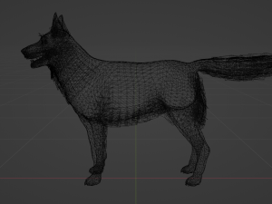 German Shepherd Dog Modèle 3D