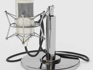 studio tube neumann m147 microphone 3D Model