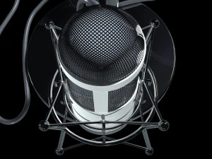 studio tube neumann m147 microphone 3D Model