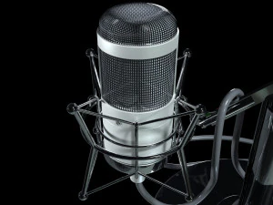 studio tube neumann m147 microphone 3D Model