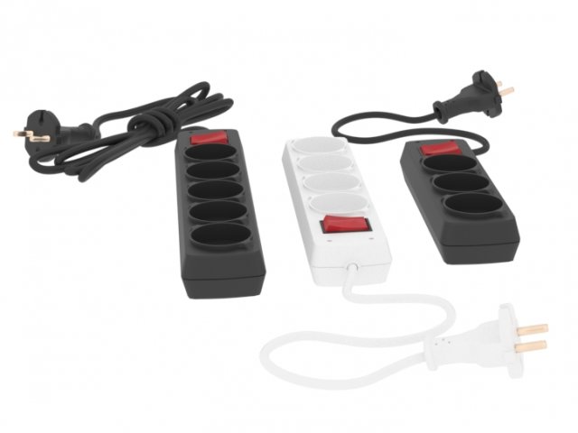 extension cord Model 3D .c4d .max .obj .3ds .fbx .stl .blend 