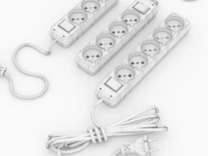 extension cord 3D Model