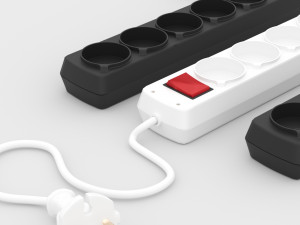 extension cord Model 3D