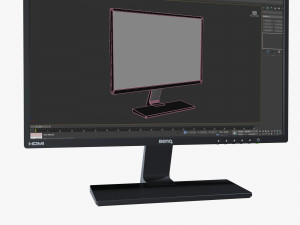 monitor benq gw2270 3D Model