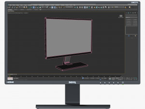 monitor benq gw2270 3D 모델