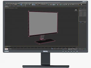 monitor benq gw2270 3D Model