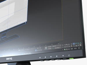 monitor benq 3D Model