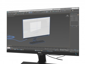 monitor benq 3D Model