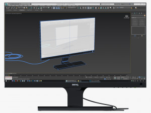 monitor benq 3D Model
