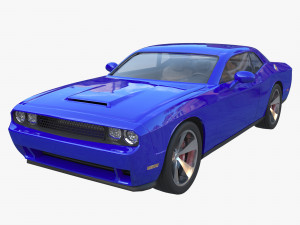 muscle car 3Dモデル