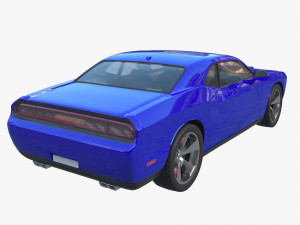 muscle car 3Dモデル
