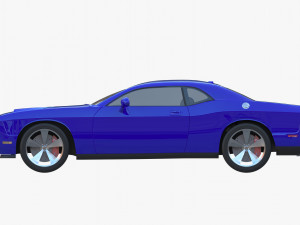 muscle car 3Dモデル