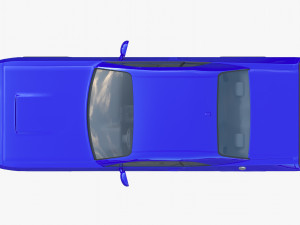 muscle car 3Dモデル