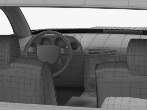 muscle car 3Dモデル