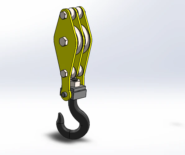 crane hook 3d printed module 3D Print Model .c4d .max .obj .3ds .fbx .stl .blend 