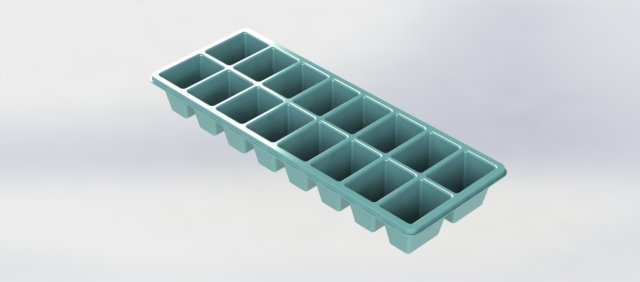 ice cube tray Modelo de Impressão 3D .c4d .max .obj .3ds .fbx .stl .blend 