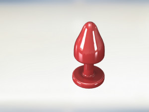 anal plug for beginners basic dildo 3D Print Model