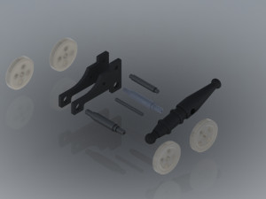 medieval cannon 3d model easy-to-print 3D प्रिंट मॉडल