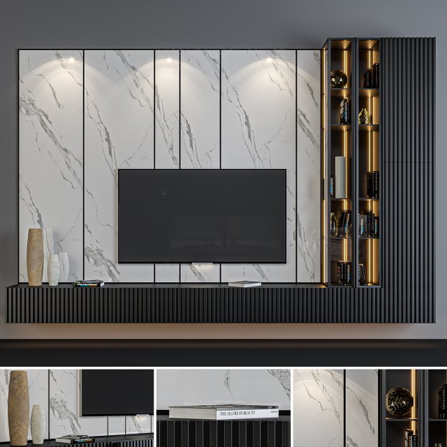 tv set 1 3D 모델 .c4d .max .obj .3ds .fbx .stl .blend 