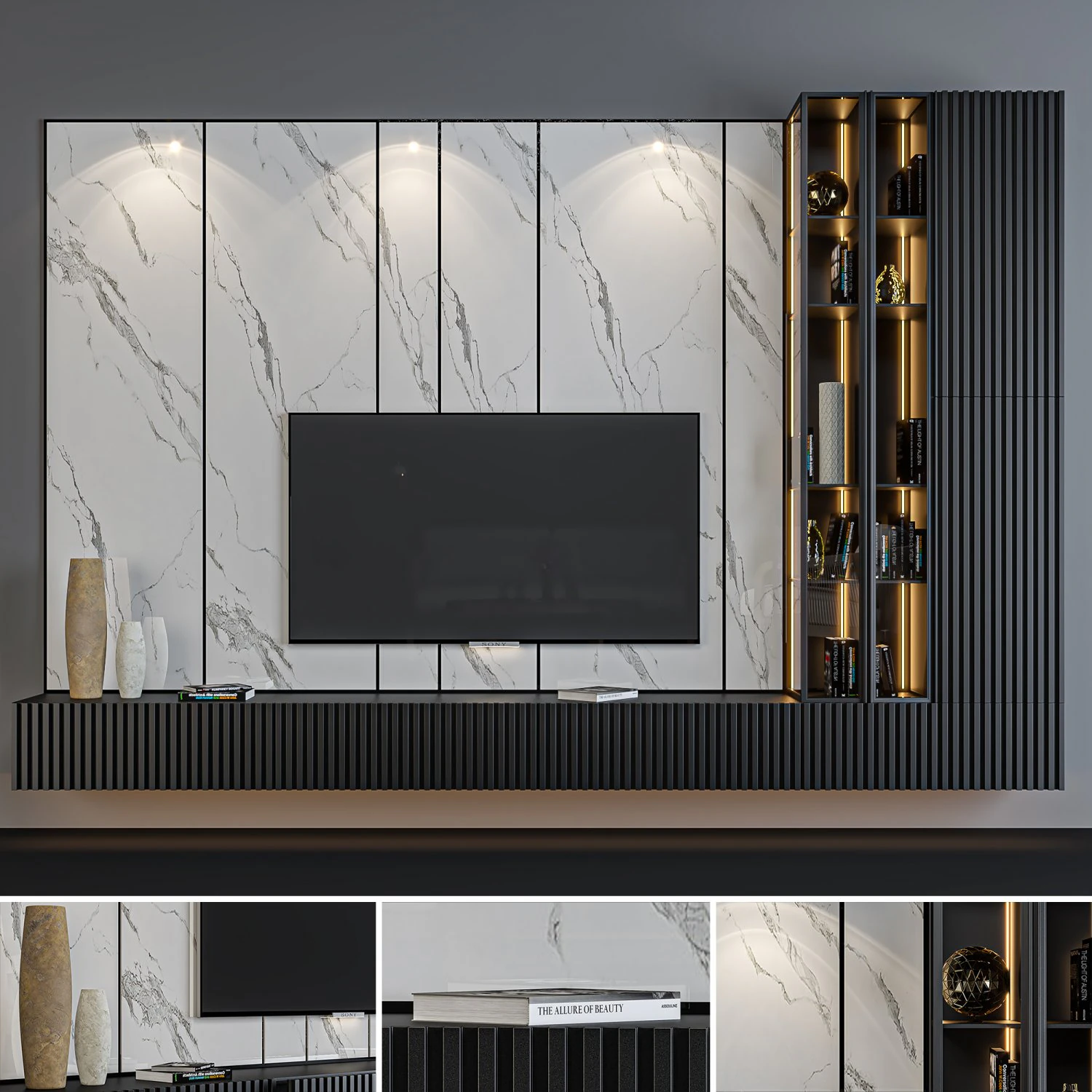 tv set 1 3D Model .c4d .max .obj .3ds .fbx .stl .blend