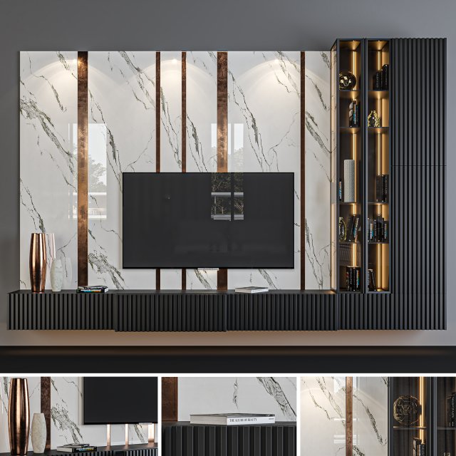 tv set 2 3D 모델 .c4d .max .obj .3ds .fbx .stl .blend