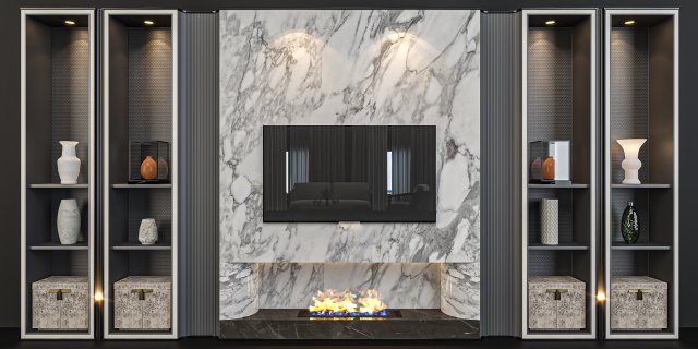 tv set 3 3D Model .c4d .max .obj .3ds .fbx .stl .blend