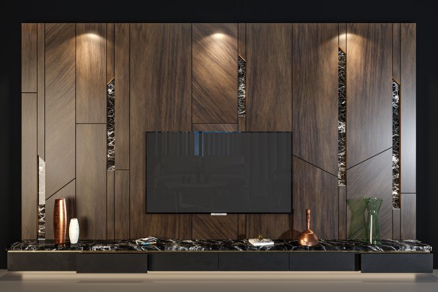 tv set 8 3D 模型 .c4d .max .obj .3ds .fbx .stl .blend 