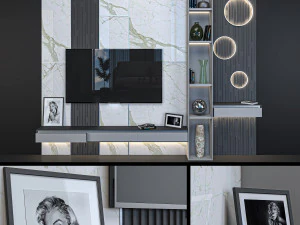 aparelho de televis&atilde;o 7 Modelo 3D