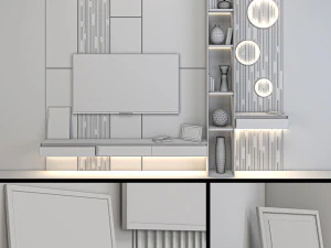 tv set 7 3D Model