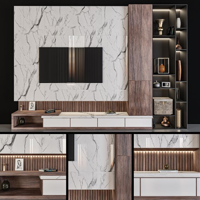 tv set 11 Model 3D .c4d .max .obj .3ds .fbx .stl .blend 