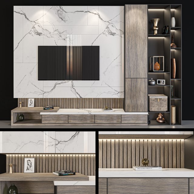 tv set 12 3D Модель .c4d .max .obj .3ds .fbx .stl .blend 