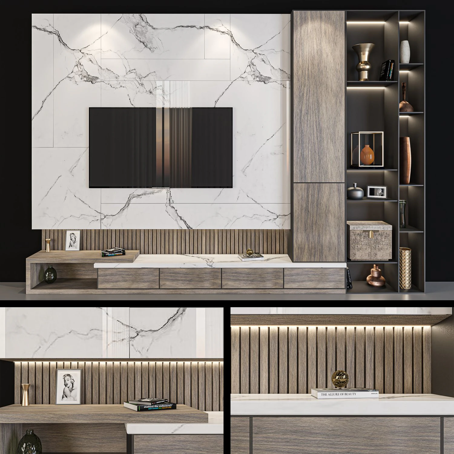 tv set 12 3D Model .c4d .max .obj .3ds .fbx .stl .blend 
