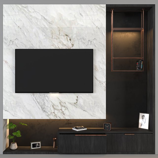 tv set 15 3D Модель .c4d .max .obj .3ds .fbx .stl .blend 