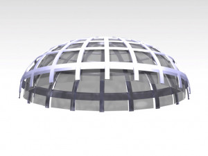 metal dome structure 3D Model